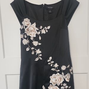 White House Black Market Asymmetrical Sheath Dress for Wedding Guest